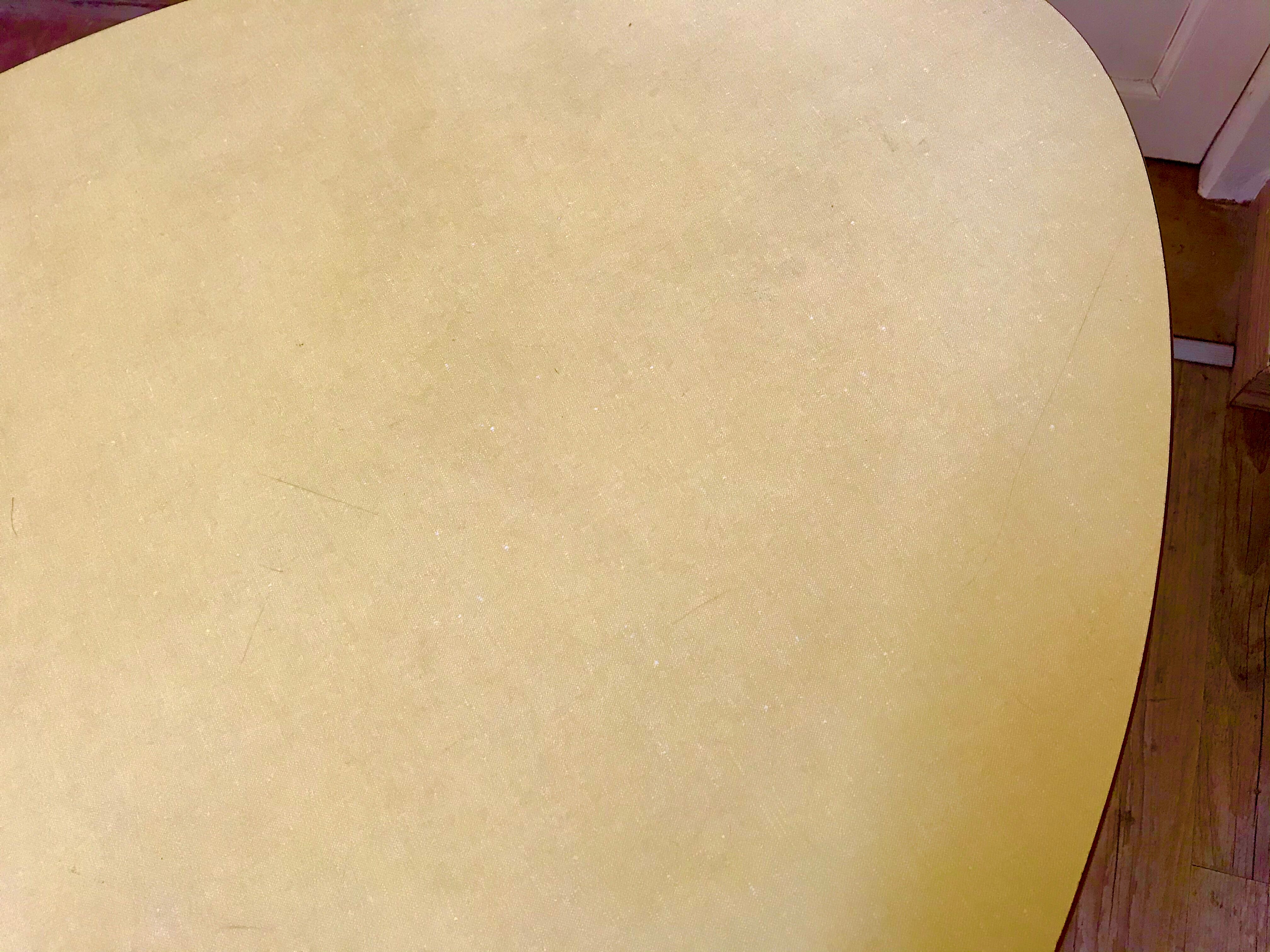 Vintage coffee table tripod feet compass