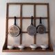 Old wooden saucepan