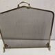 Brass fire screen
