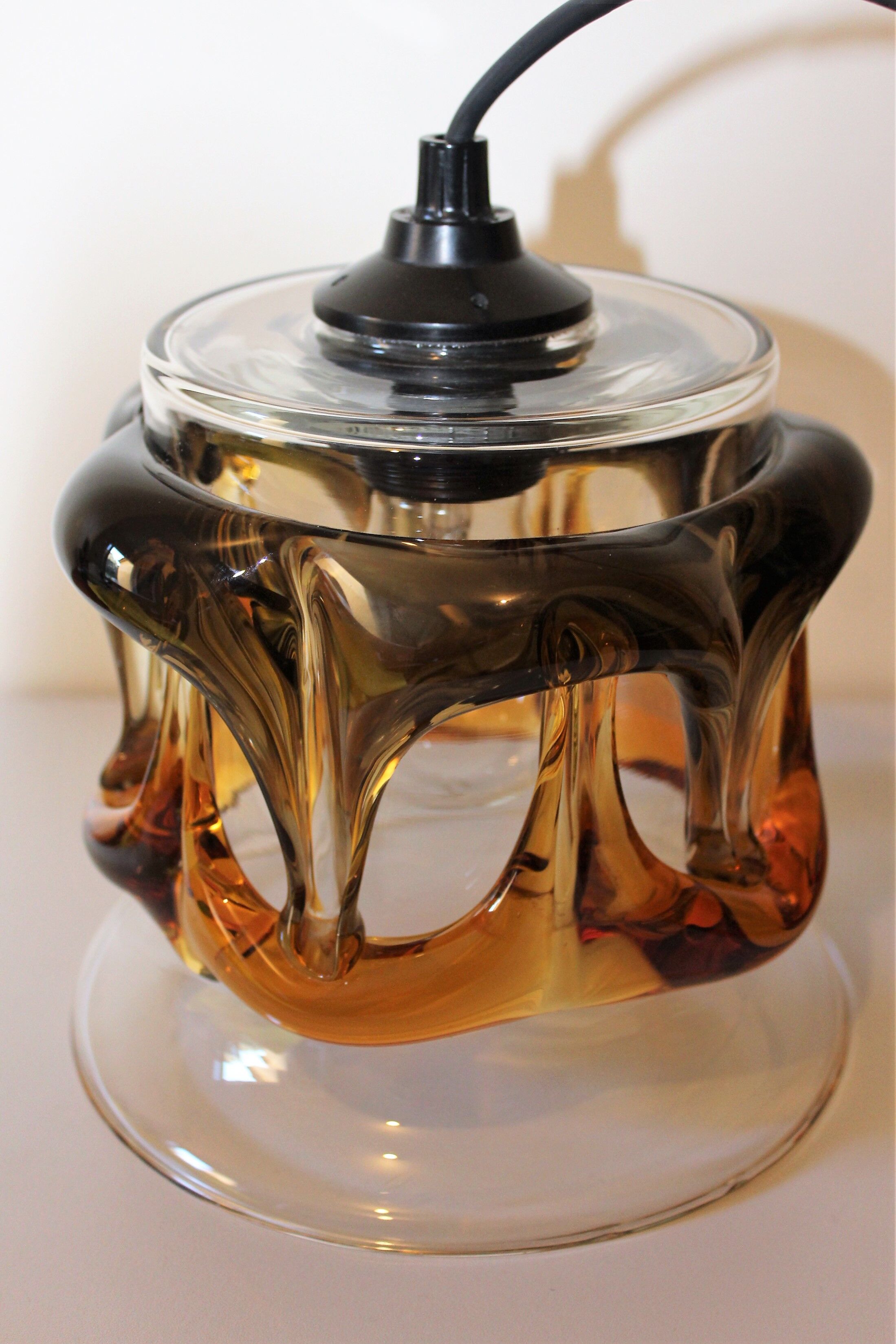 Hanging lamp glass from murano