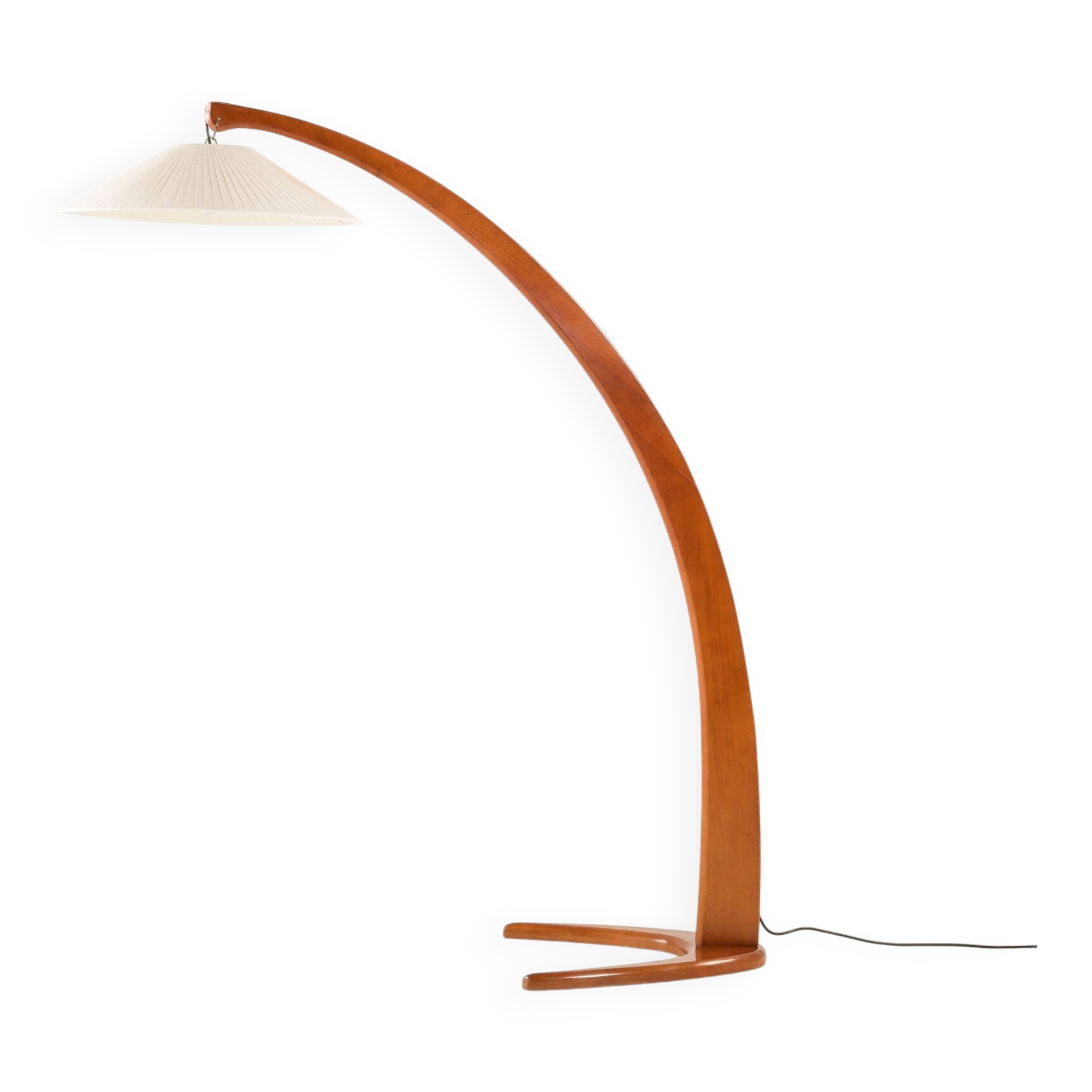 Lampadaire arc italien des années 1970.