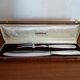 Art Deco cutlery silver metal ORBRILLE 1930 in case