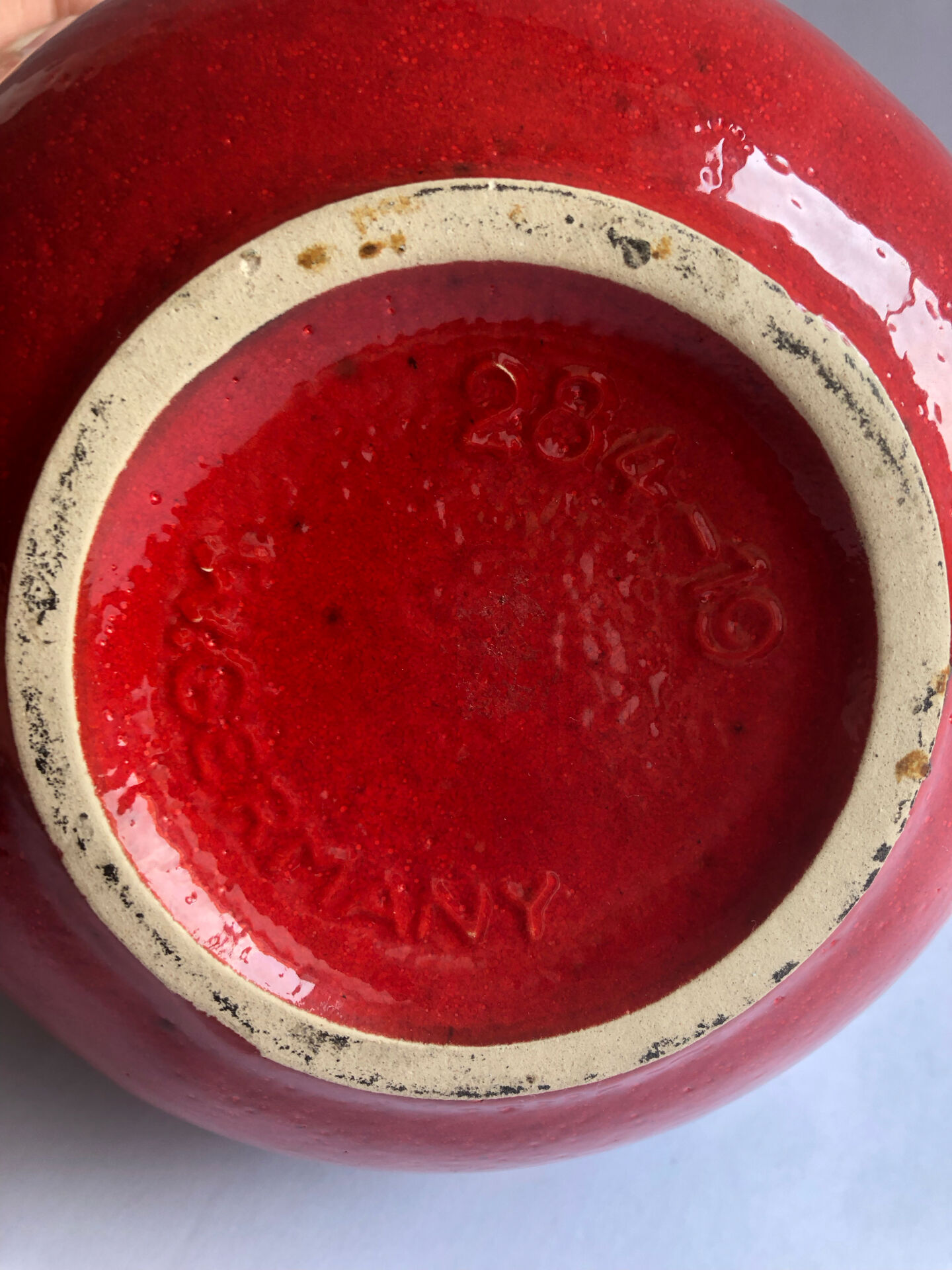 Vase en céramique allemand 1970