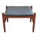 Ottoman stool, teak and leather, Spottrup, Denmark, 1960s