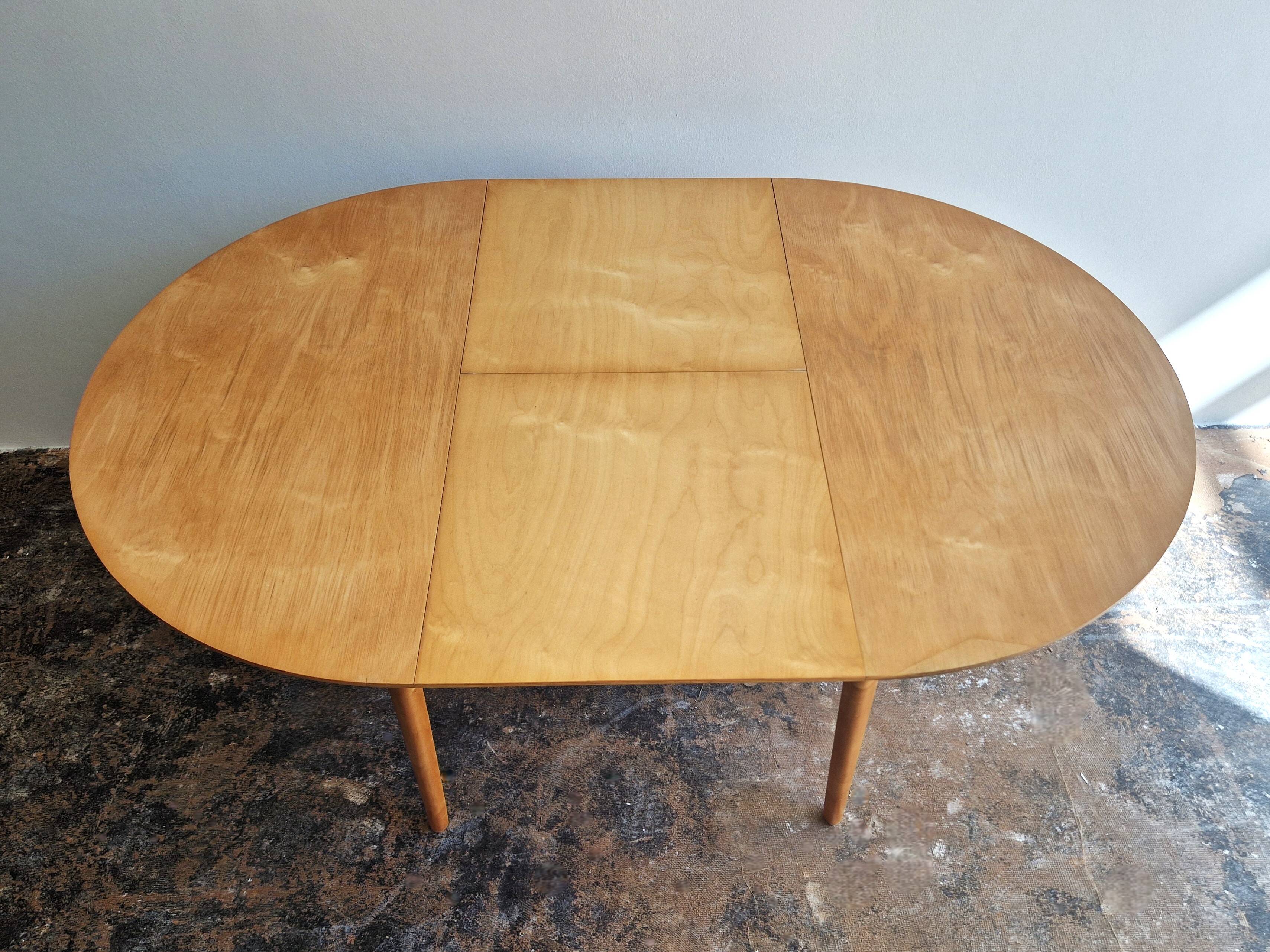 Extendable TB05 dining table by Cees Braakman for Pastoe, 1950's
