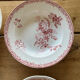 Assiettes creuses roses