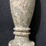 Vase en céramique imitant le marbre