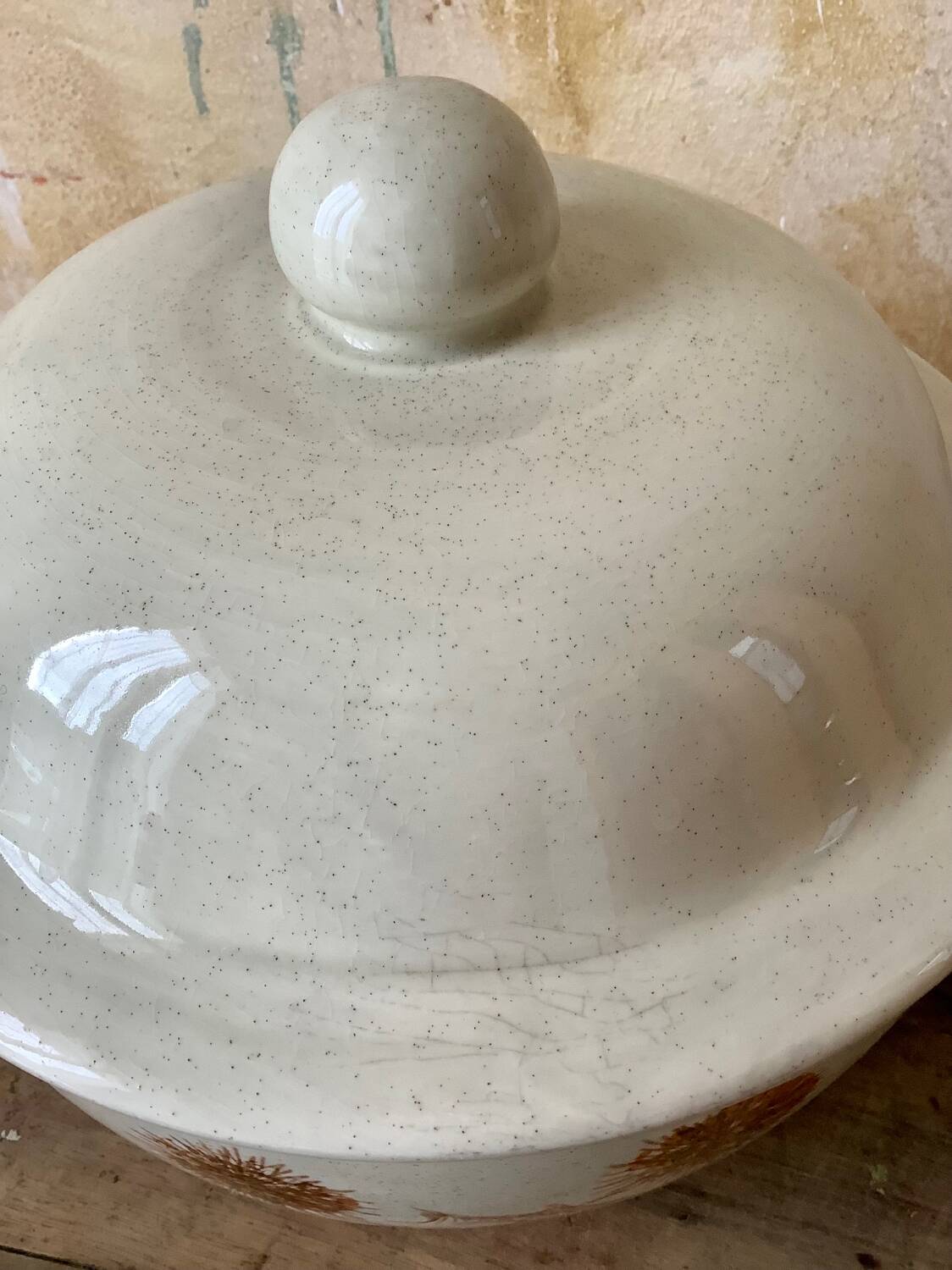 Sarreguemines thistle tureen