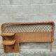 Vintage 50s rattan headboard