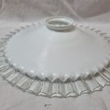 White lace opaline lampshade