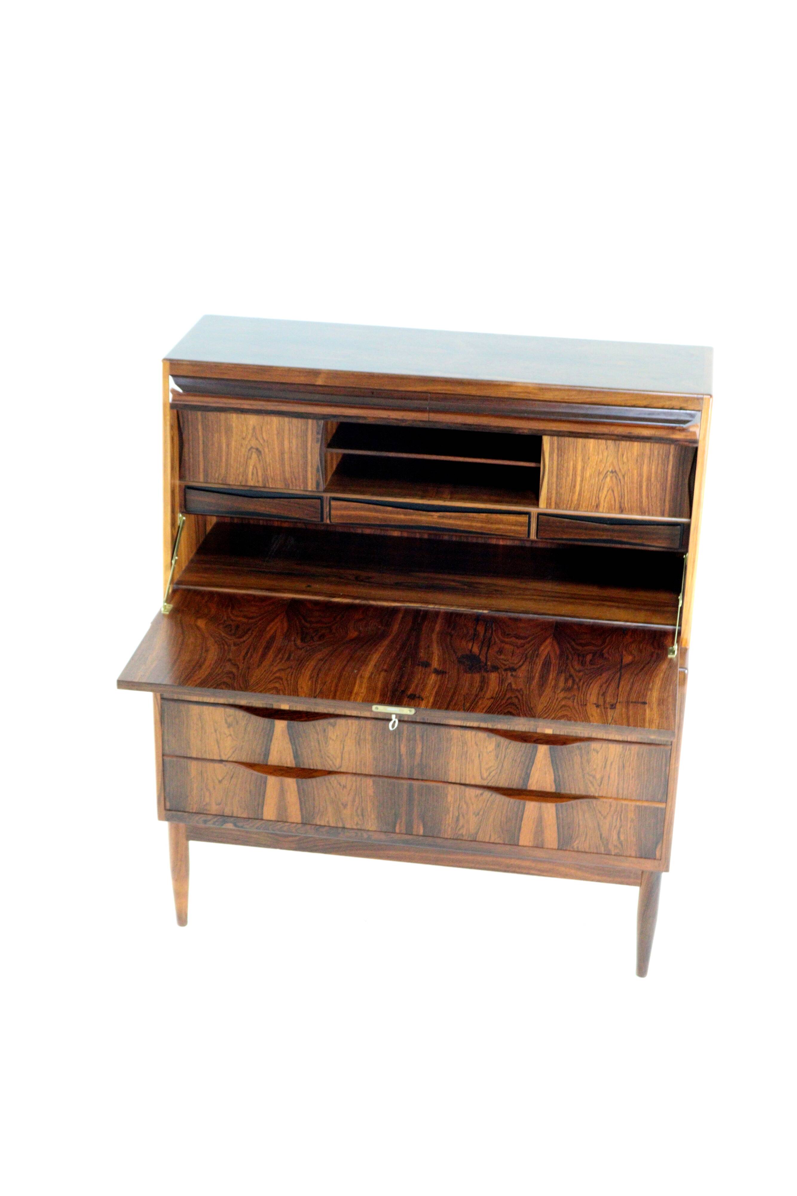 Secretary Erling Torvits for Klim furniture factory in rosewood.