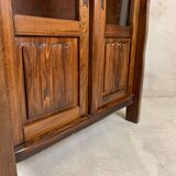 Brutalist Elm Cabinet by Olavi Hanninen