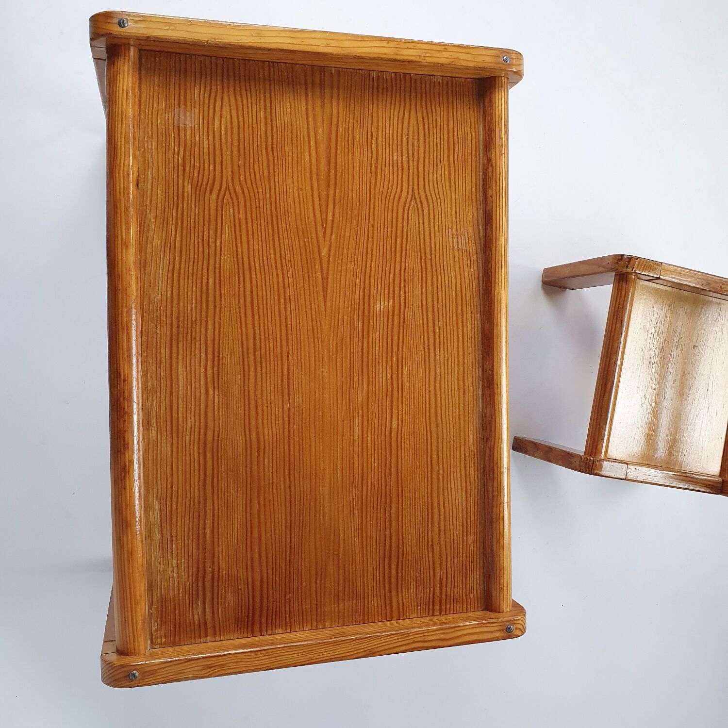 Children's pine desk and chair