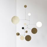 Large Space Age Mobile Brass Sculpture