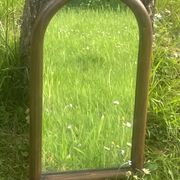 Old molded wooden mirror