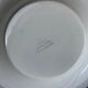 Ironstone plates signed Charbonnier - Salins-les-Bains - Model "Manette"