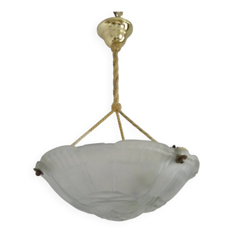 Art Deco Artistar France White Platformer Ceiling Light Abstract Design 529