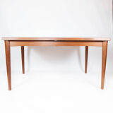 Dining table in teak with extension plates, of Danish design, 1960s