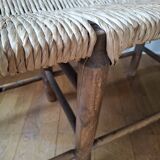 Straw bench