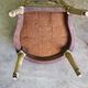 Pair of Louis XVI style chairs from the 18th century with lyre back.