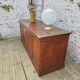 Large oak trading counter