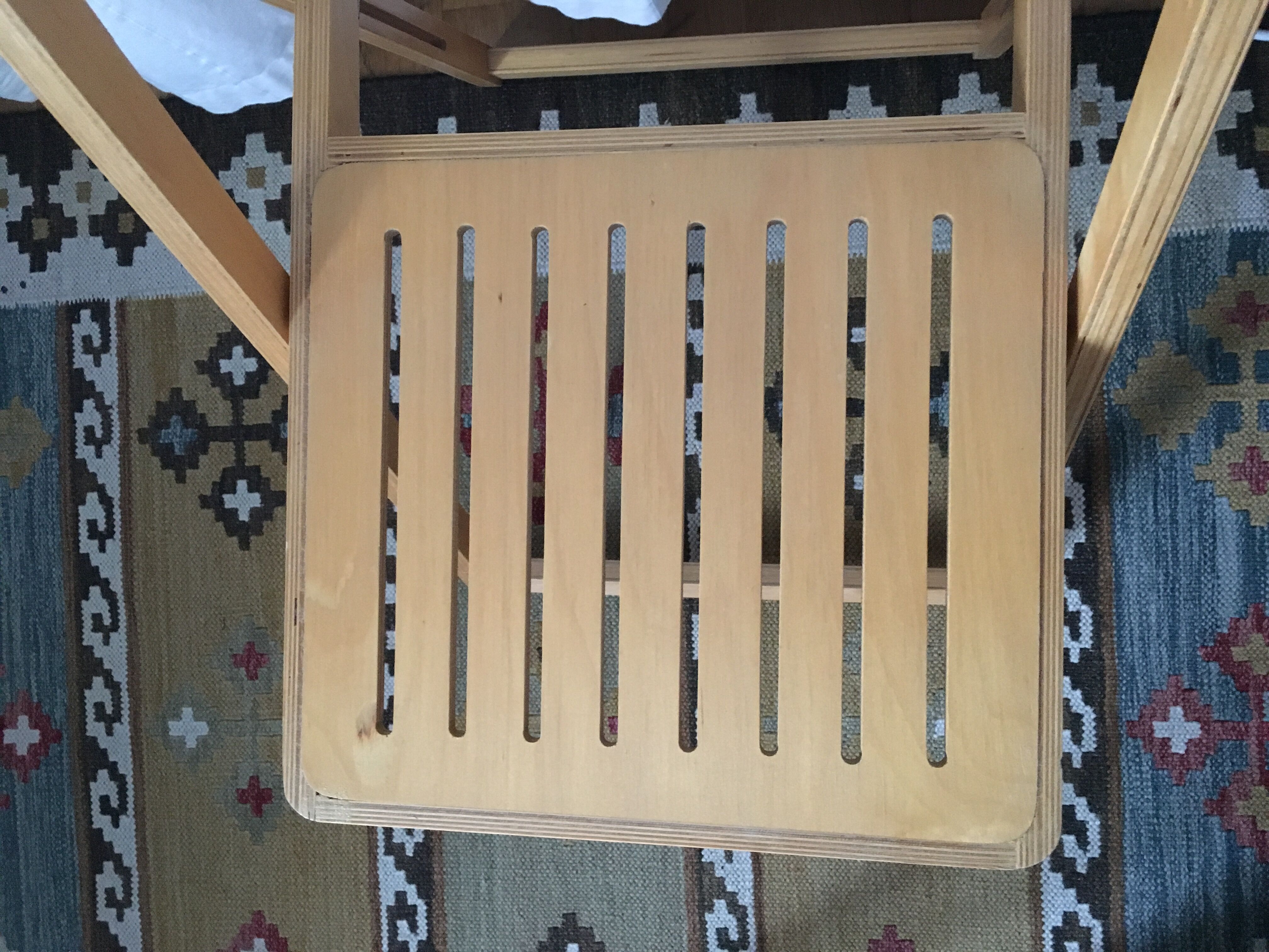 Pair of chairs folding vintage