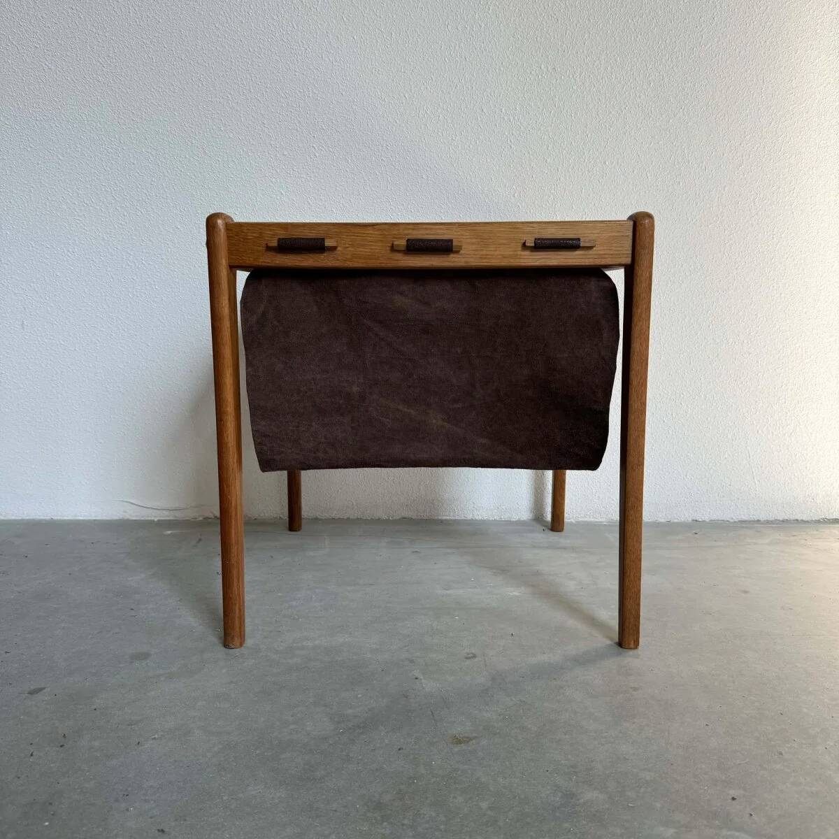 Vintage magazine side table