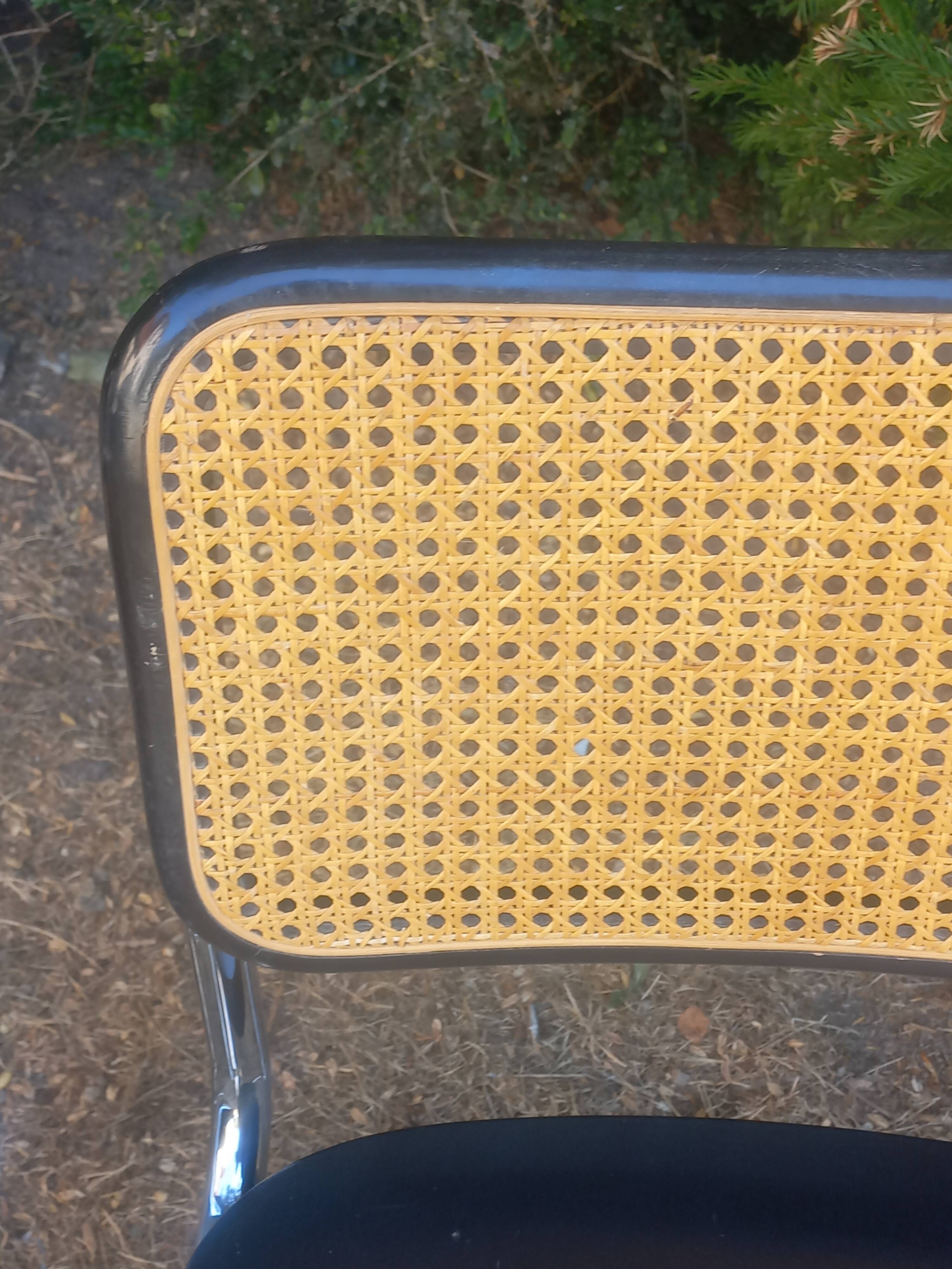 Pair of Marcel Breuer Cesca B32 chairs