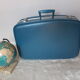 Suitcase hostess blue large