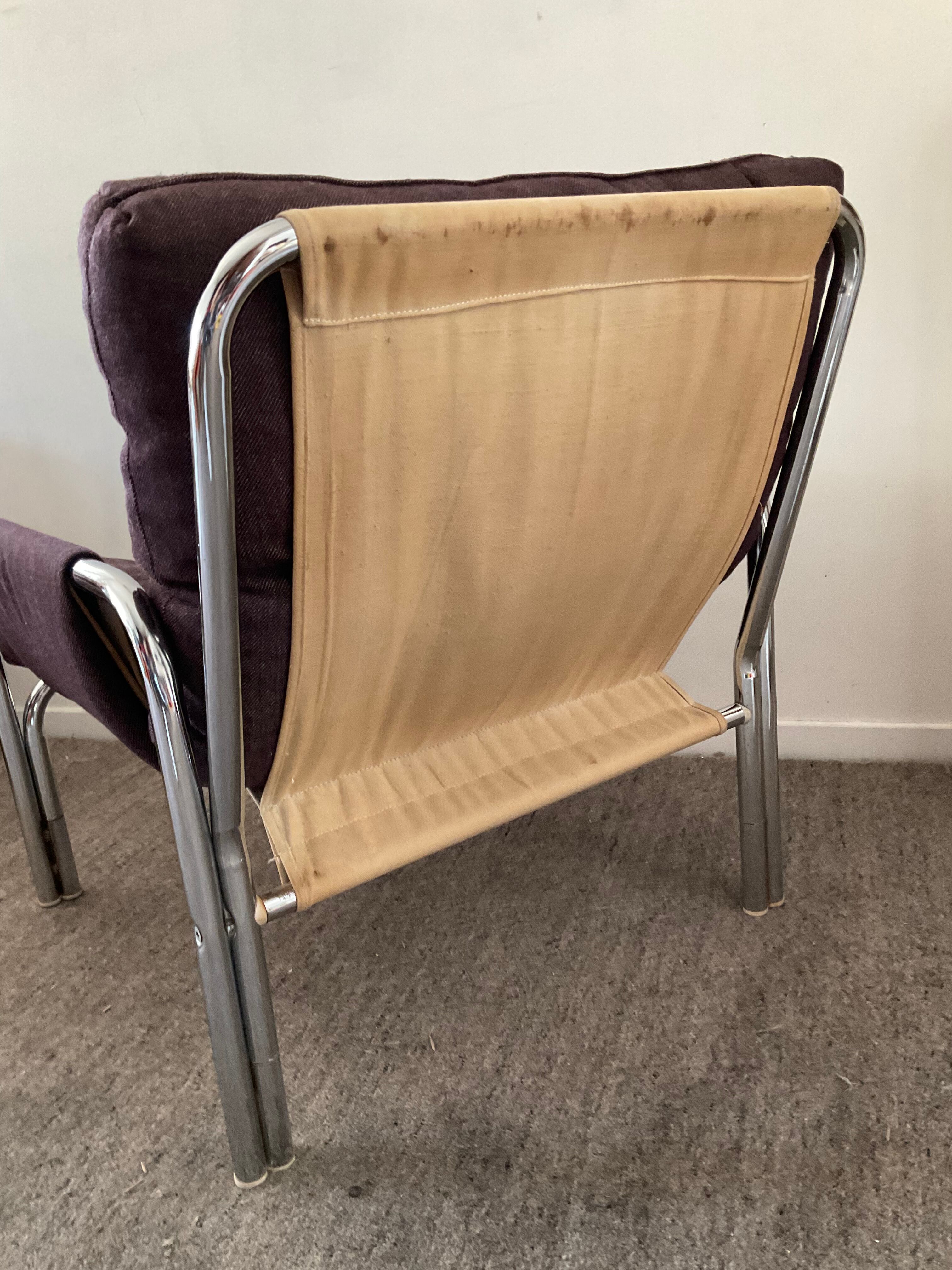 Vintage armchair Bauhaus style 70s