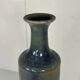 Bottle-shaped vase in glazed stoneware, 20th century design, H: 28cm