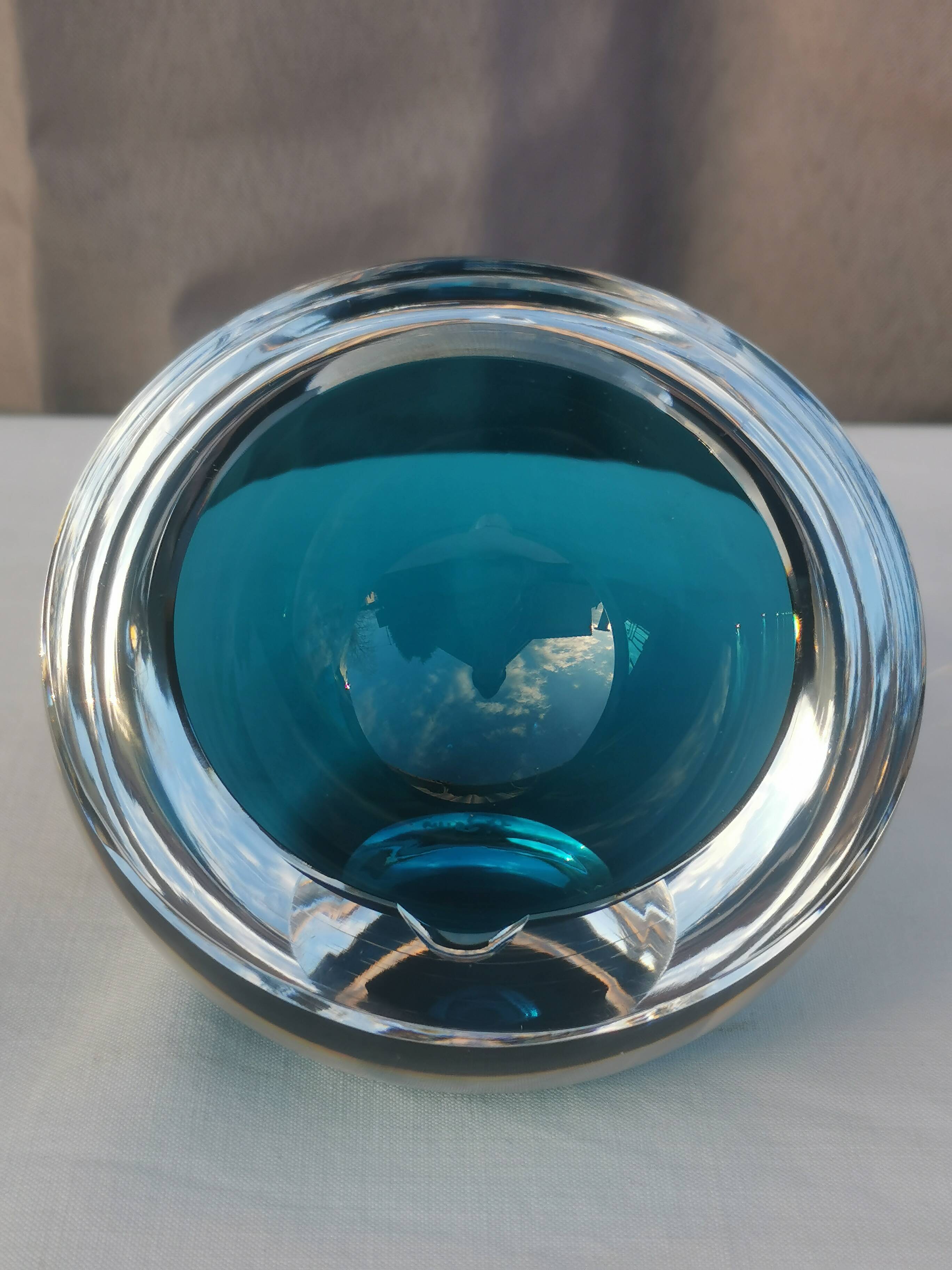 SAINT LOUIS CRYSTAL EMPTY POCKET OR ASHTRAY