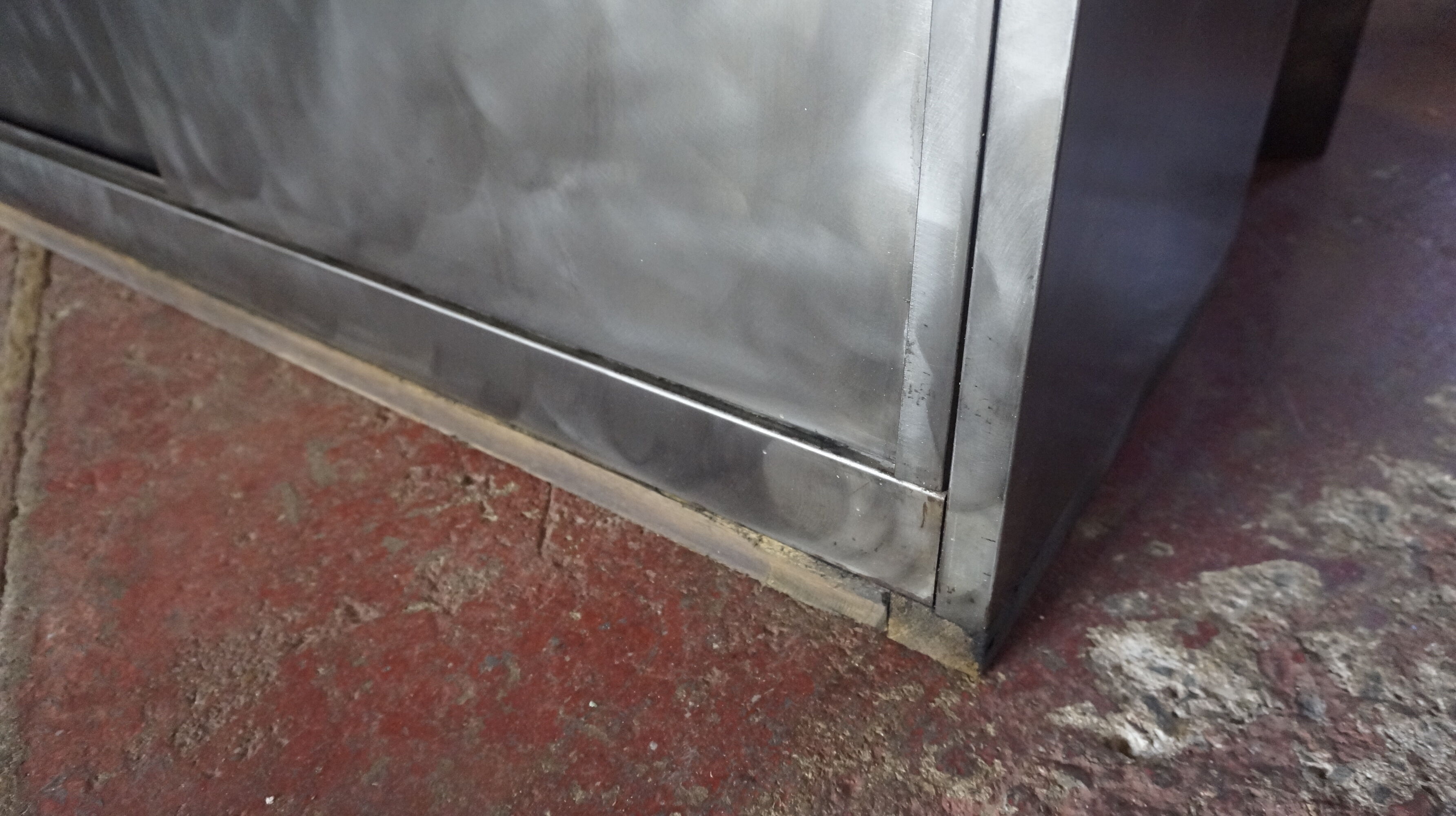 Administrative brushed metal furniture