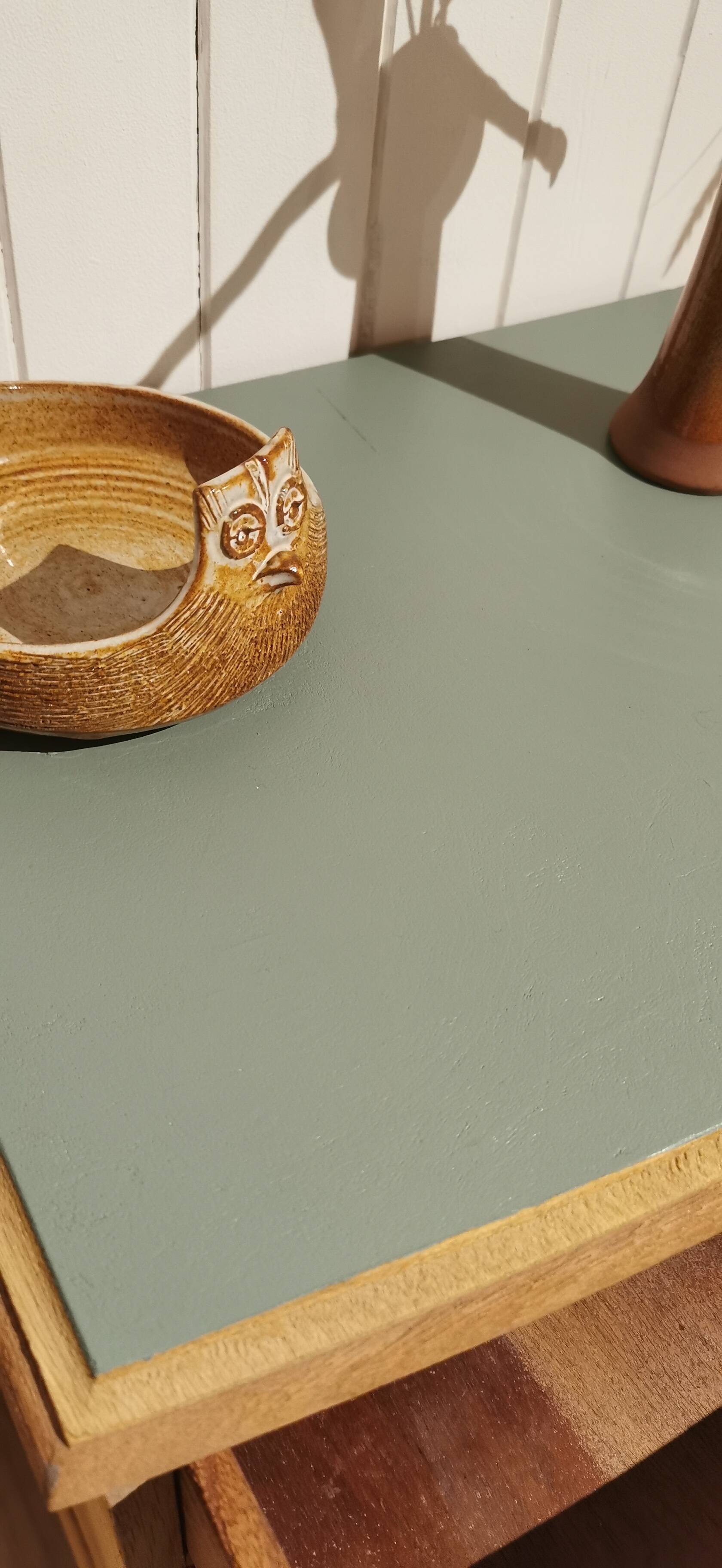 Small vintage commode sandblasted.