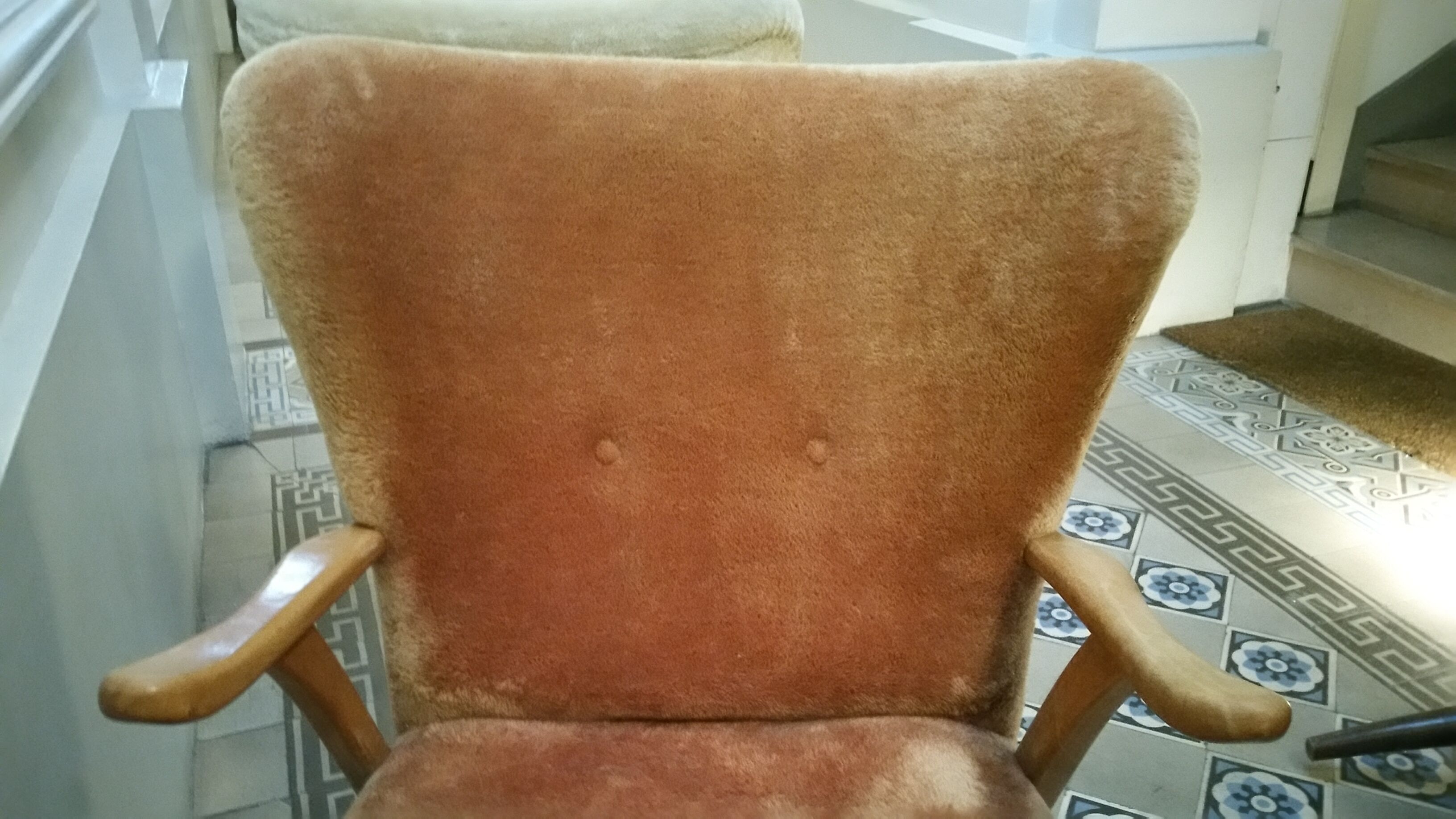 Lot of 2 Wing chairs chair Zig Zag