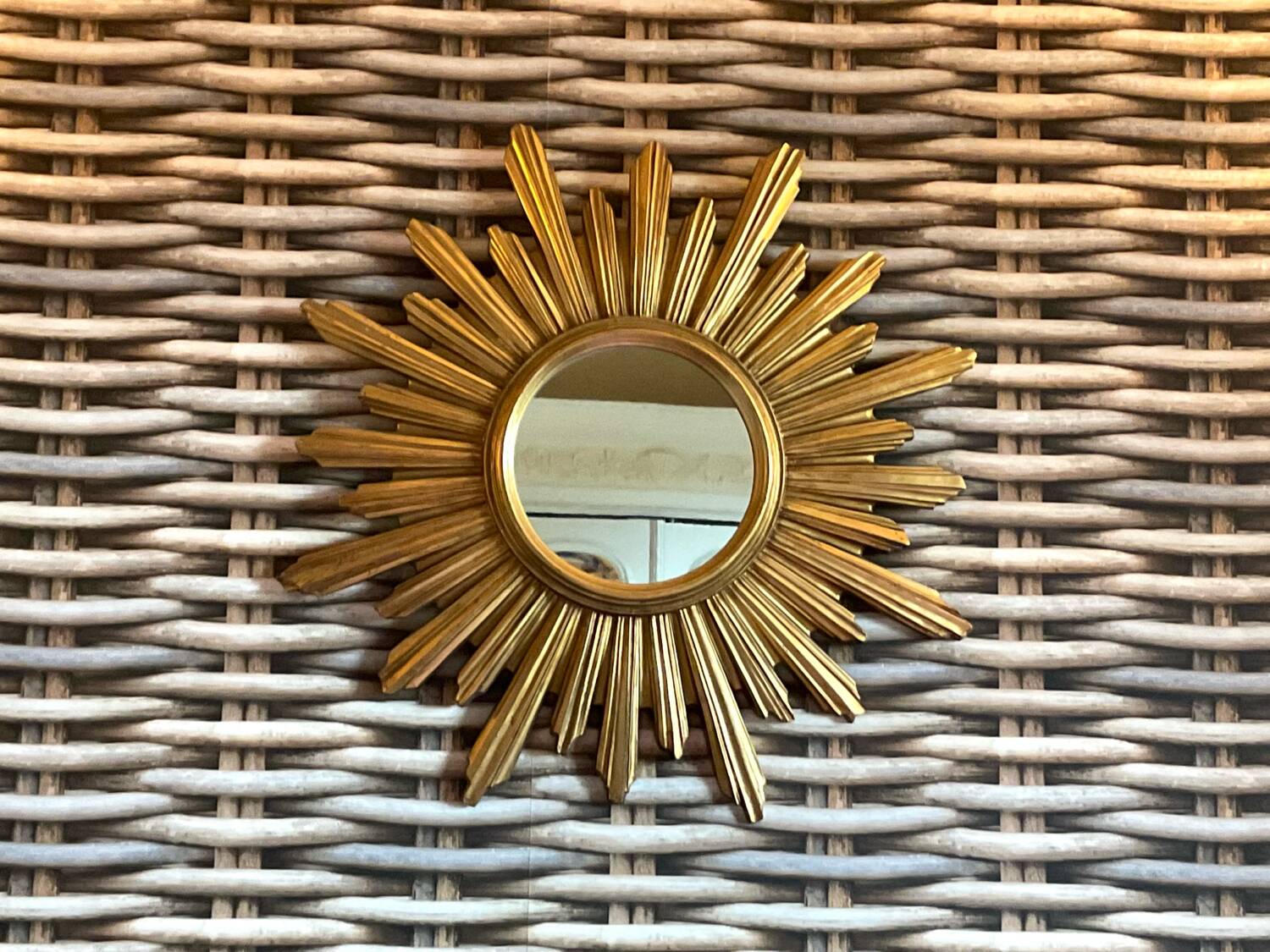Vintage sun mirror