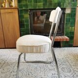 Paire de chaises traîneau vintages rénovées
