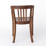 Vintage Armchair 1950s Germany, Beech Wood, Mid Century Accent Chair