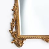 Paire de grands miroirs baroques dorés du XXe siècle par Deknudt, Belgique