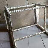Old wooden sofa-bedside tip turned