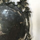Nineteenth century mirror in silver bronze