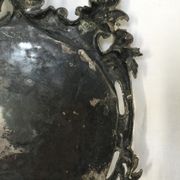 Nineteenth century mirror in silver bronze