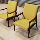 Pair of armchairs Jitona Soběslav 1960