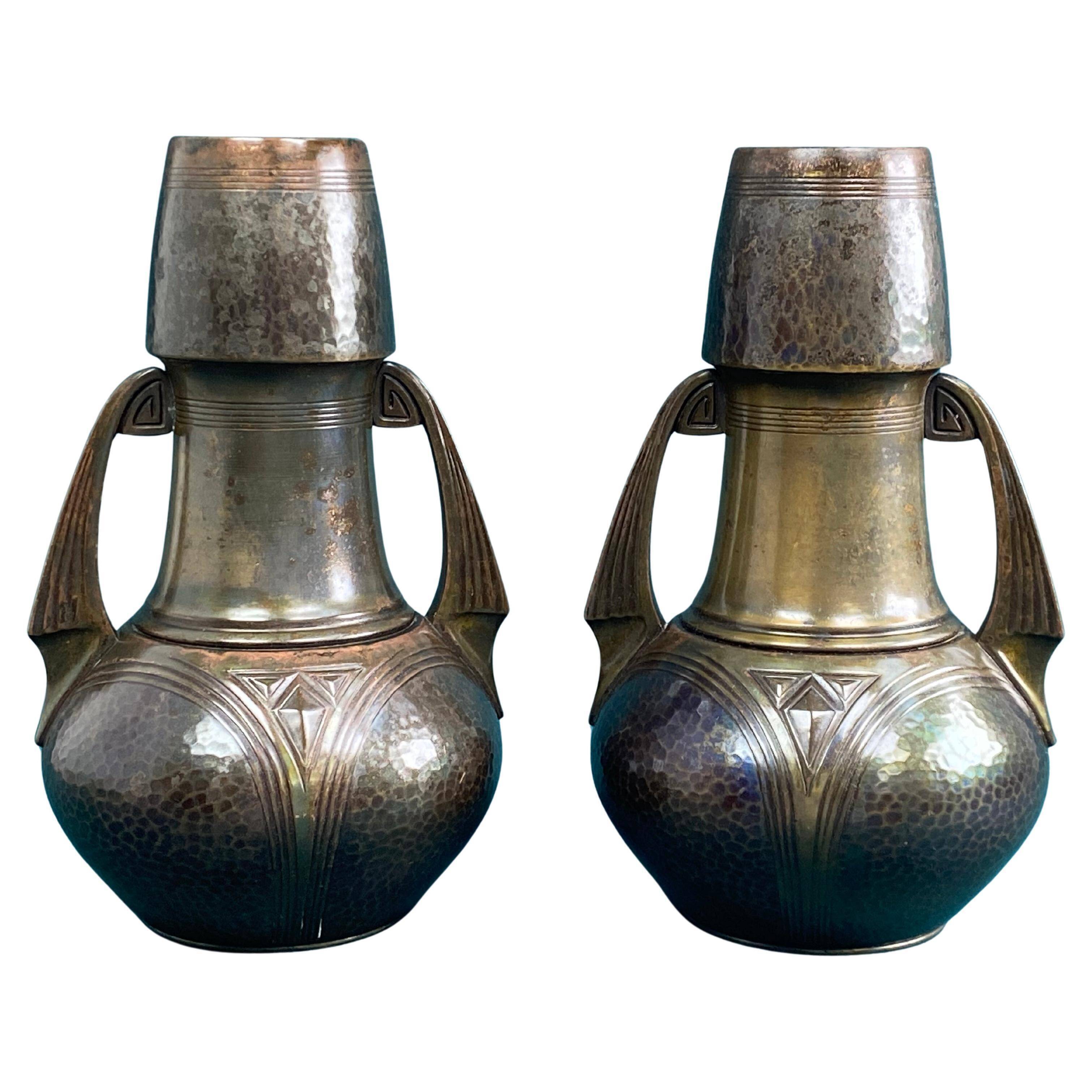Vases Art Nouveau by Carl Deffner