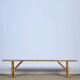 Rustic pine bench, circa 1960