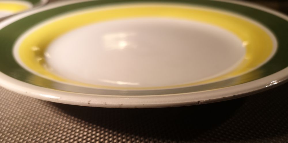 Duo of plates model Florida - Sarreguemines/Digoin - 1950s/1960s