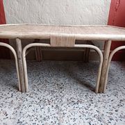 Renovated rattan coffee table
