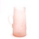Empoli pale pink glass pitcher, 60s