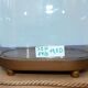 Antique wedding globe in oval glass 32 cm high