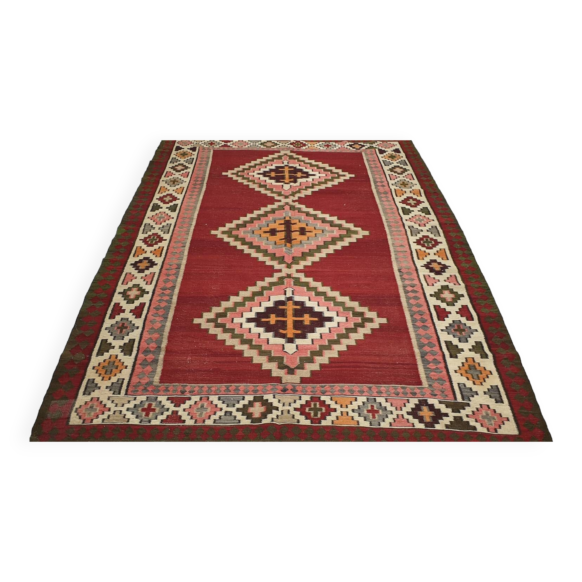 Turkish kilim rug, 260x148 cm, MYK-842